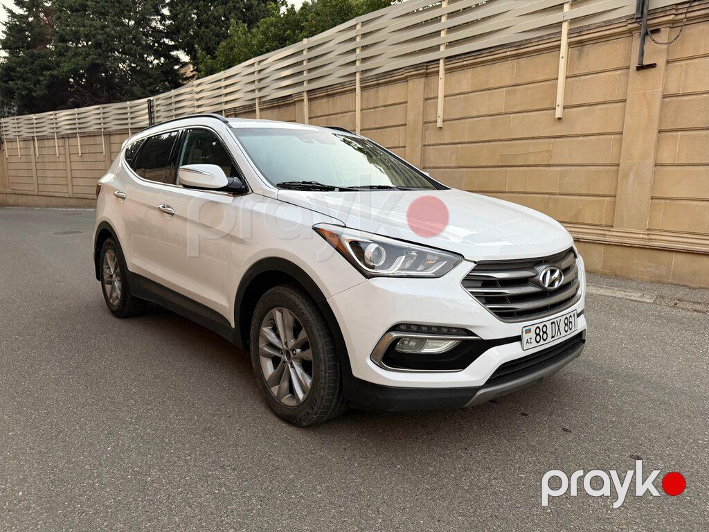 Hyundai Santa Fe, 2.0 L, 2017 il, 66 050 km — Avtomobillər, Bakı (2)
