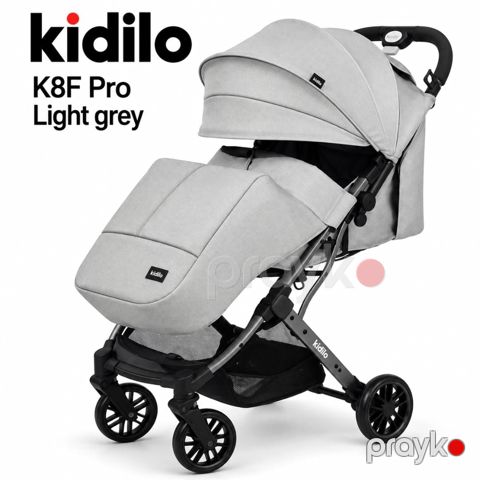 Uşaq arabası Kidilo K8F Pro Light Grey, 0-3 yaş ABCK8F — Bakı