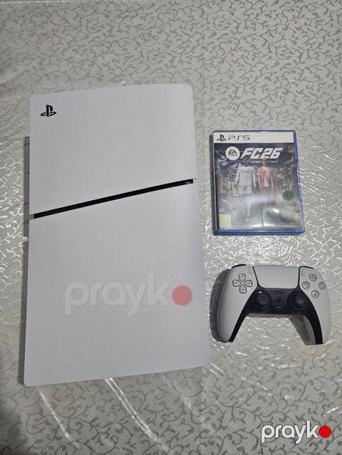 PlayStation 5 slim 1trb (Disk versiyası) + DualSense idarəetmə pultu — Bakı