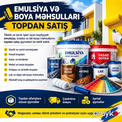 Emulsiya və boya — Bakı