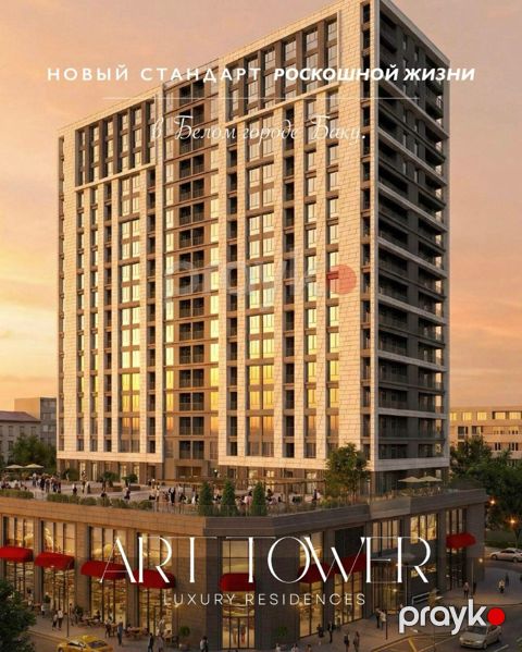 2 otaqlı studiya, 81.1 m², 2-ci Fəvvarələr küçəsi — Bakı