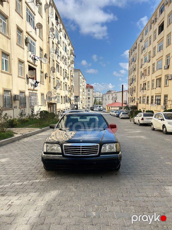 Mercedes S 320, 3.2 L, 1998 il, 214 300 km — Avtomobillər, Bakı (7)