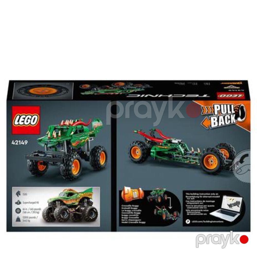 Konstruktor Lego Technic Monster Jam Dragon 42149 — Mallar, Bakı (2)