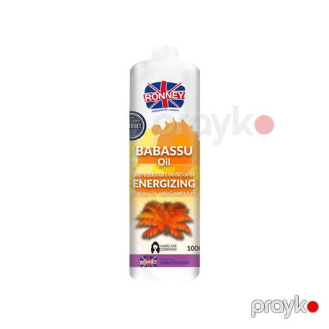 Saçlar üçün kondisioner Ronney Professional Babassu yağı ilə, 1000 ml — Bakı