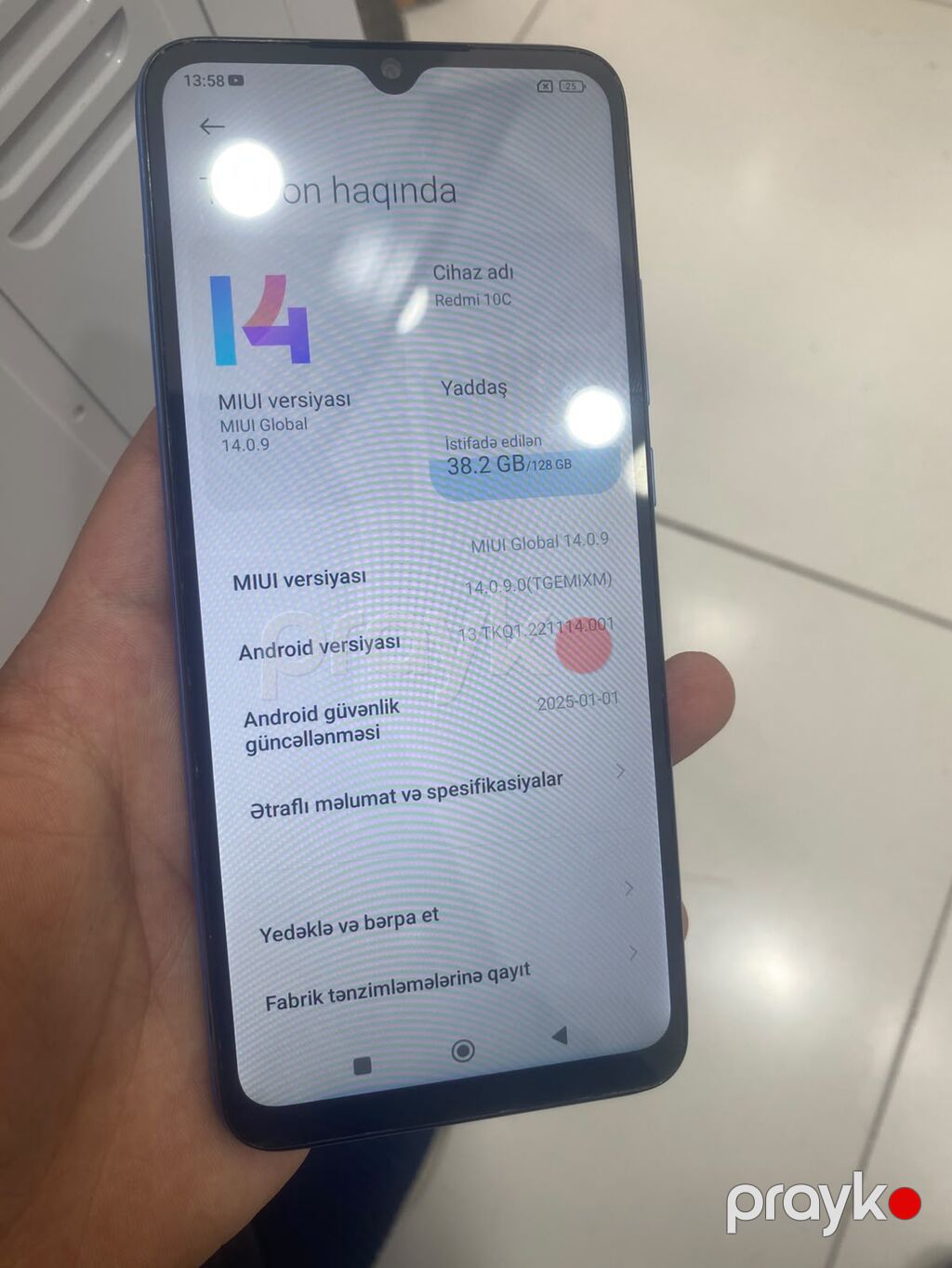 Redmi 10C, 128 GB, rəng - Mavi, İki sim kartlı — Xiaomi, Bakı (2)