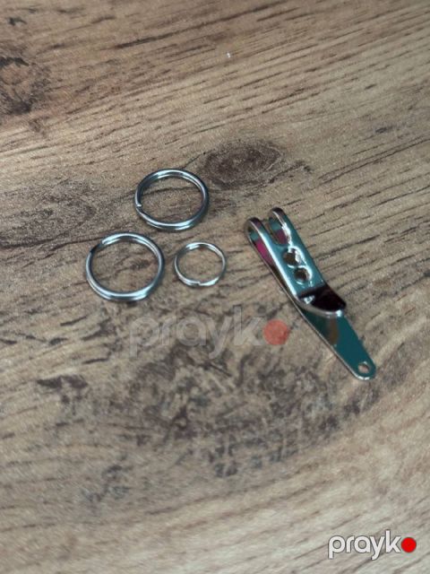Silver keychain açarlıq