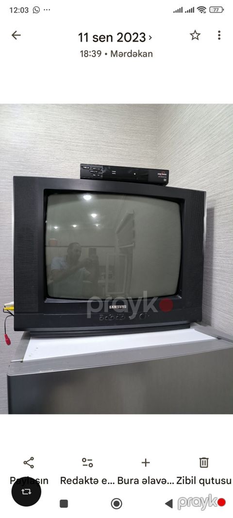 Samsung CRT televizor + Star Track rəqəmsal tuner - Ekran: klassik — Bakı