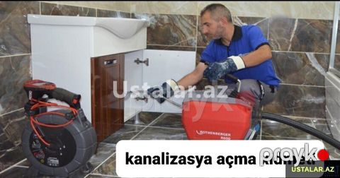 Kanalizasiya temizleme xidməti 7/24 — Bakı