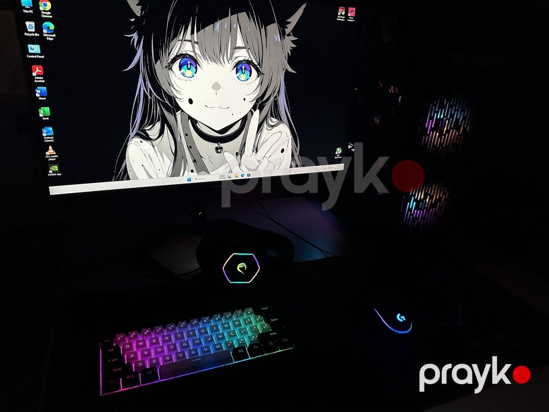 Gaming PC i5-12400F / RTX 3060 12GB / 16GB RAM / 1TB NVMe / 27” 165Hz — Masaüstü kompüterlər, Bakı (2)