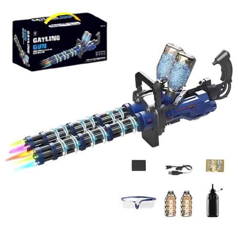 Oyuncaq avtomat Gatling Gun TToys-1256-80, gel güllələr, işıqlandırma ilə, 14 yaşdan — Bakı