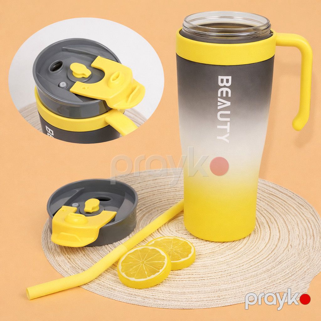 Su Qabı Borulu Rəng Keçişli - 1200 ml Qara — Mallar, Bakı (2)