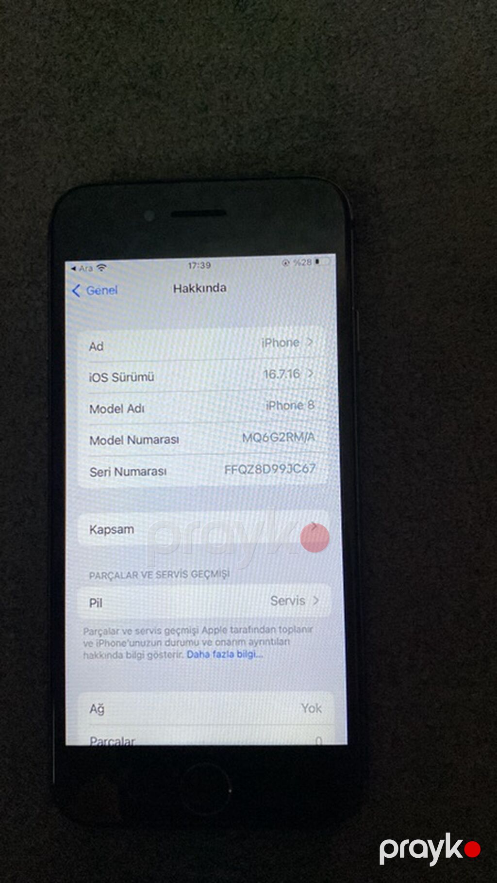 IPhone 8, 64 GB, Space Gray, Simsiz şarj — Apple iPhone, Digah (4)