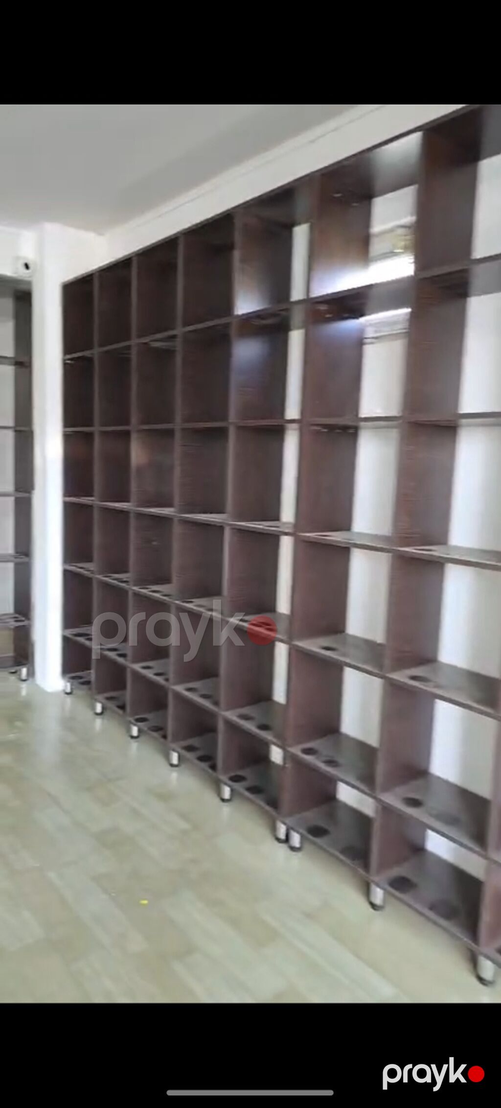 Mağaza üçün modul rəf sistemi - Material: laminat/LDSP ağac əsaslı — Vitrini, Cəlilabad (5)