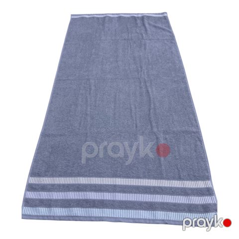 Bədən üçün dəsmal Hanzade, boz, pambıq/polyester, 70x140 sm — Bakı
