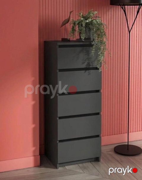 Komod MB 3, laminat, rəng Anthracite, 105x40x35 sm — Bakı
