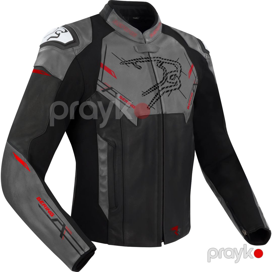 Motosikl gödəkçəsi Bering Snap Black/Grey, M (BCB588) — Mallar, Bakı