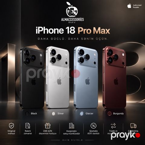 Apple iPhone 18 Pro Max Silver 256GB/12GB — Bakı