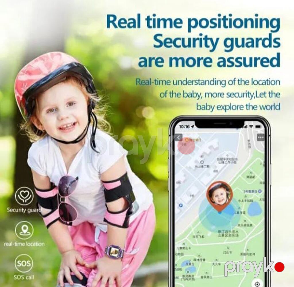 Uşaq GPS Ağıllı Saatı – iki tərəfli zəng və təhlükəsiz izləmə ilə — Ağıllı saatlar, Bakı (2)