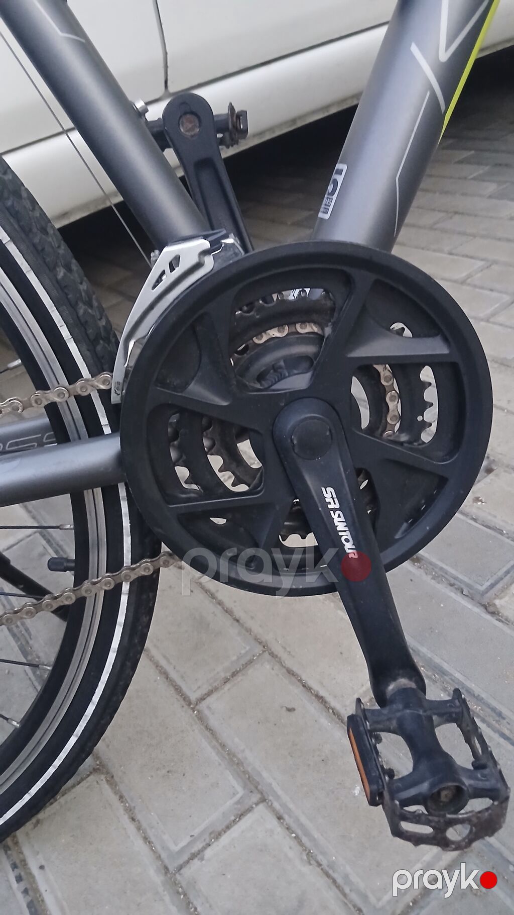 Kross Evado 3.0 hibrid velosipedi - Çərçivə: yüngül alüminium, daxili — Yol velosipedləri, Mehdiabad (8)