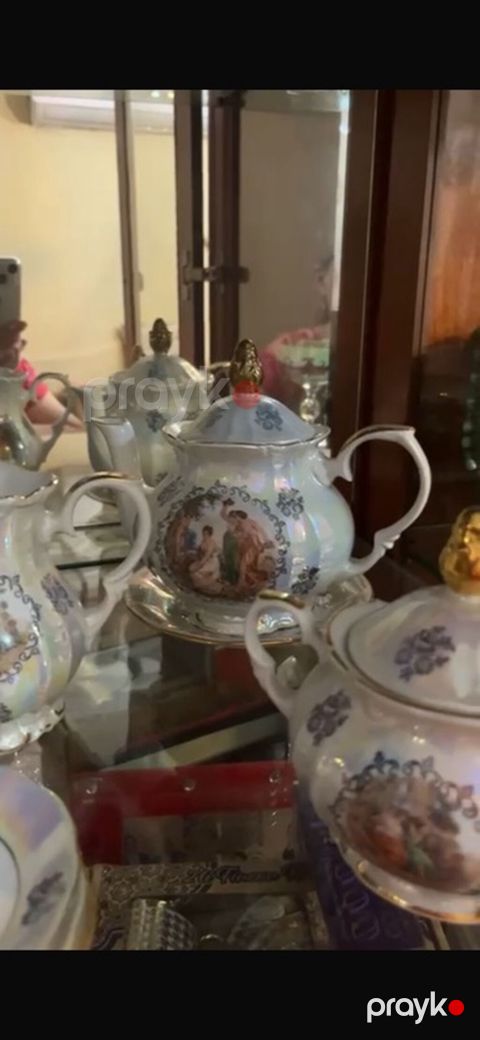 Çay dəsti, rəng - Ağ, Farfor, 6 nəfərlik — Bakı