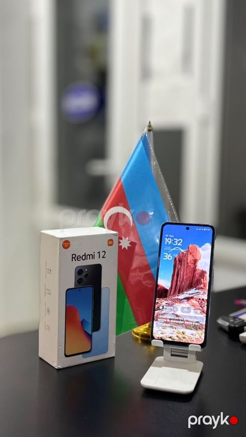 Redmi 12, 256 GB, rəng - Mavi, Barmaq izi — Bakı