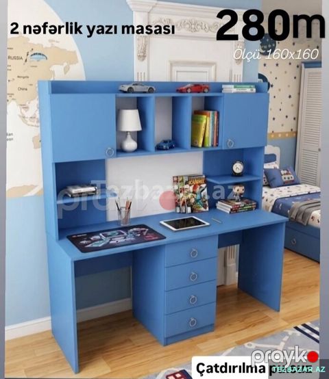 2neferlik yazi masasi — Bakı