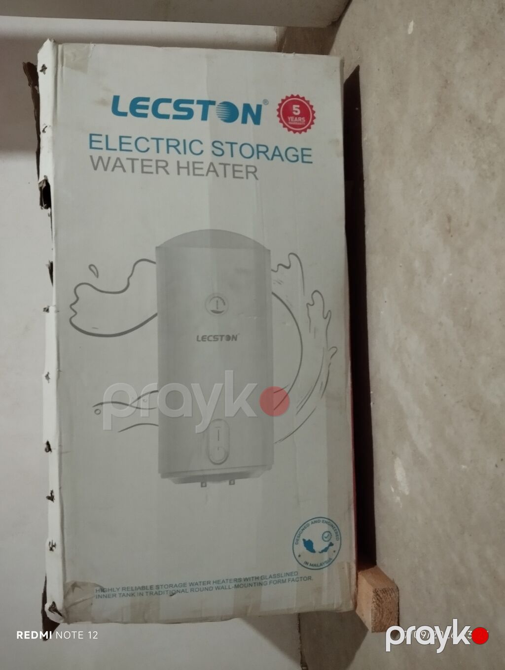 Lecston elektrik su qızdırıcısı – 80 L - Şaquli divar tipli — Su qızdırıcılar, Bakı (2)