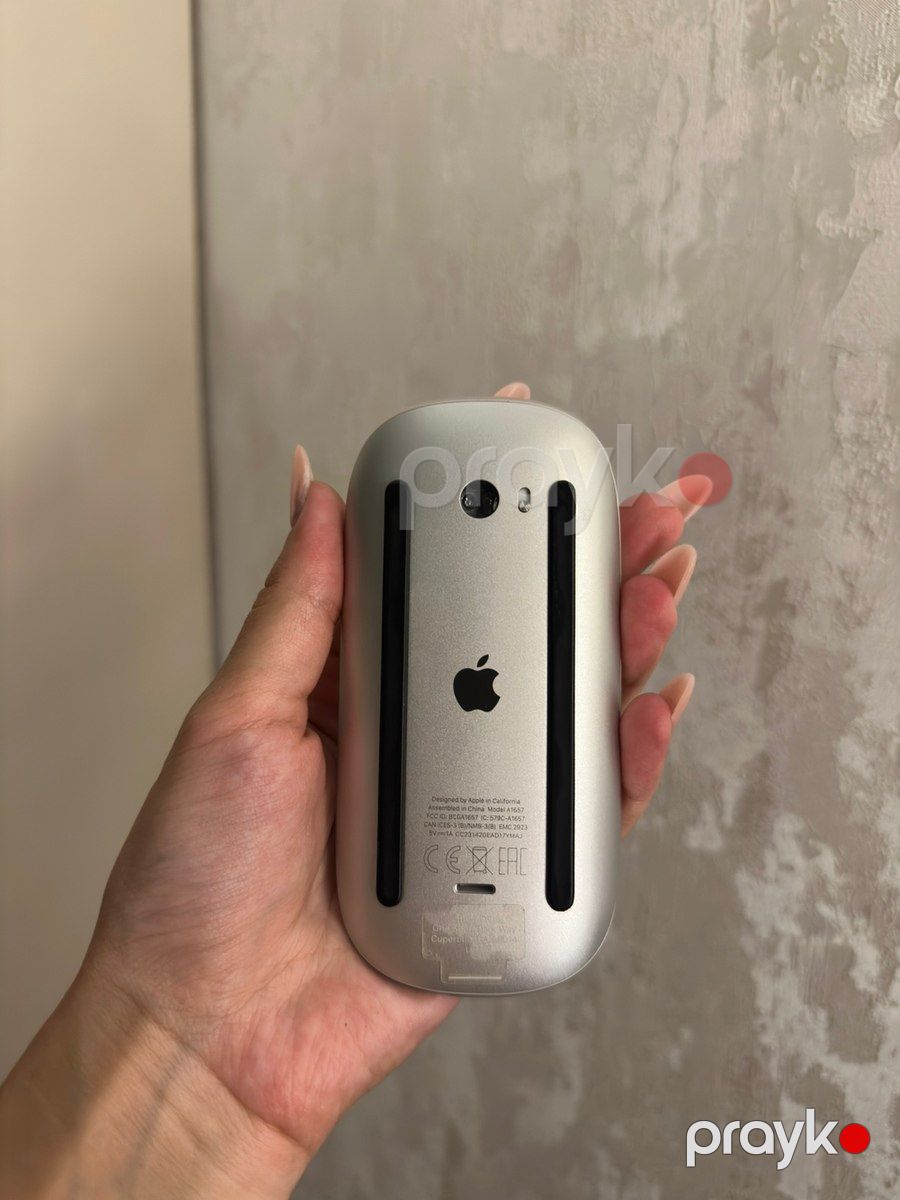 Apple Magic Mouse 2 (ağ) + qutusu ilə — Periferik cihazlar, Bakı (2)