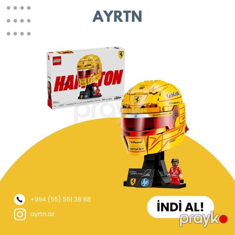 Lego Scuderia Ferrari HP “Lewis Hamilton Helmet” model dəsti - 884 — Bakı