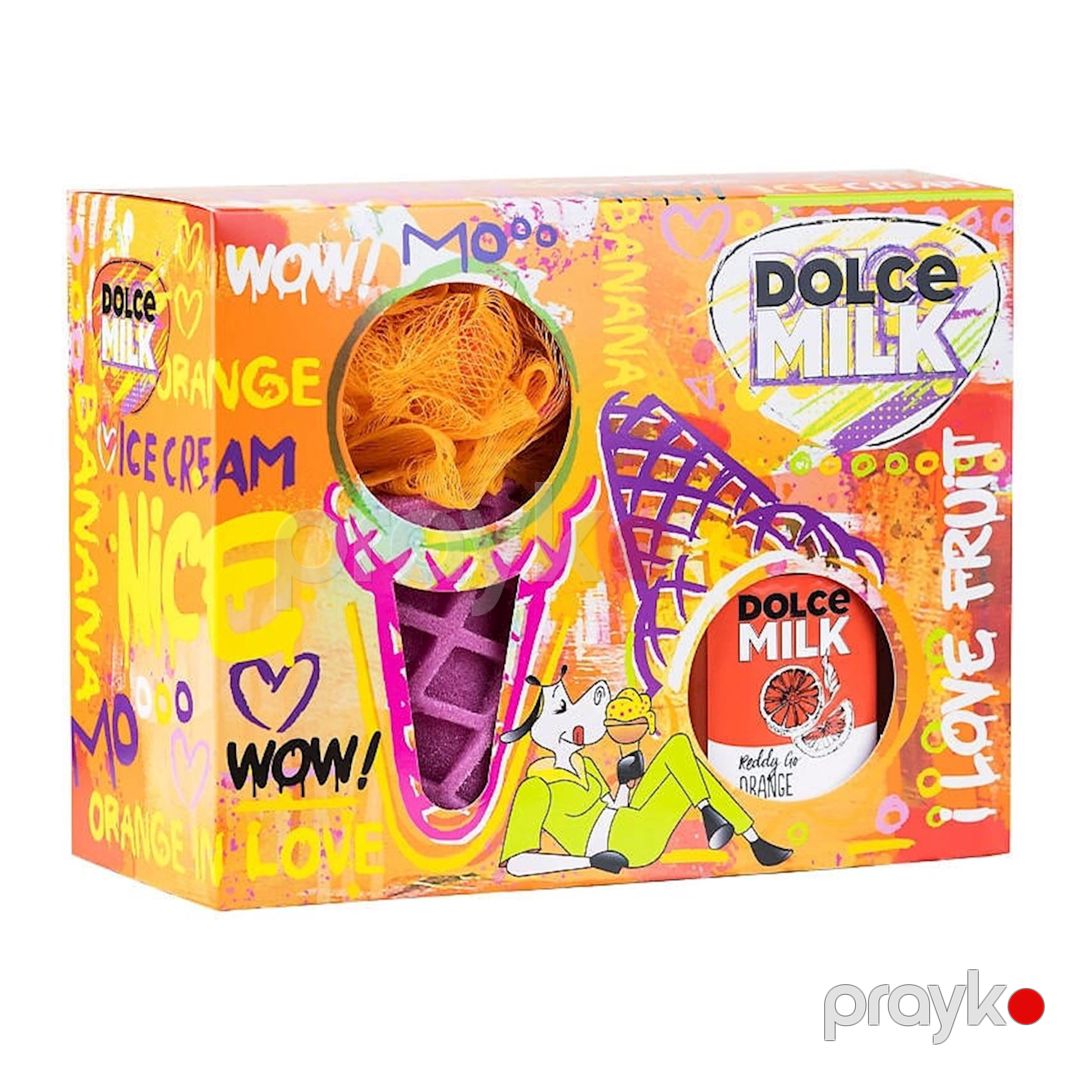Bədən qulluğu dəsti Dolce Milk Ice Cream 314 (duş geli 300 ml + hamam lifi) — Mallar, Bakı (2)