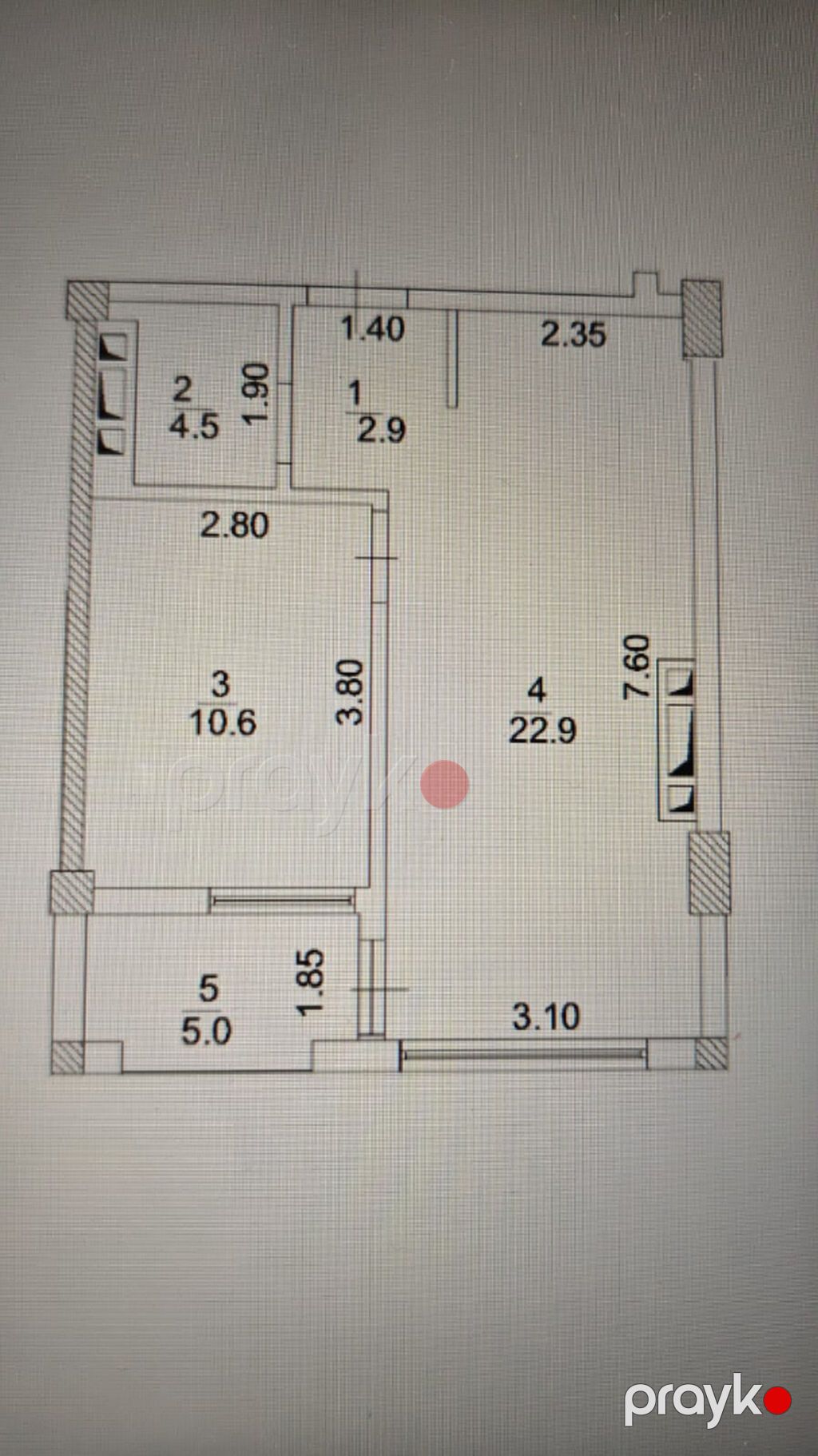 2 otaqlı, Yeni tikili, 51 kv. m — Mənzil, Sumqayıt (3)