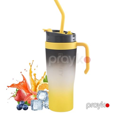 Su Qabı Borulu Rəng Keçişli - 1200 ml Qara — Bakı