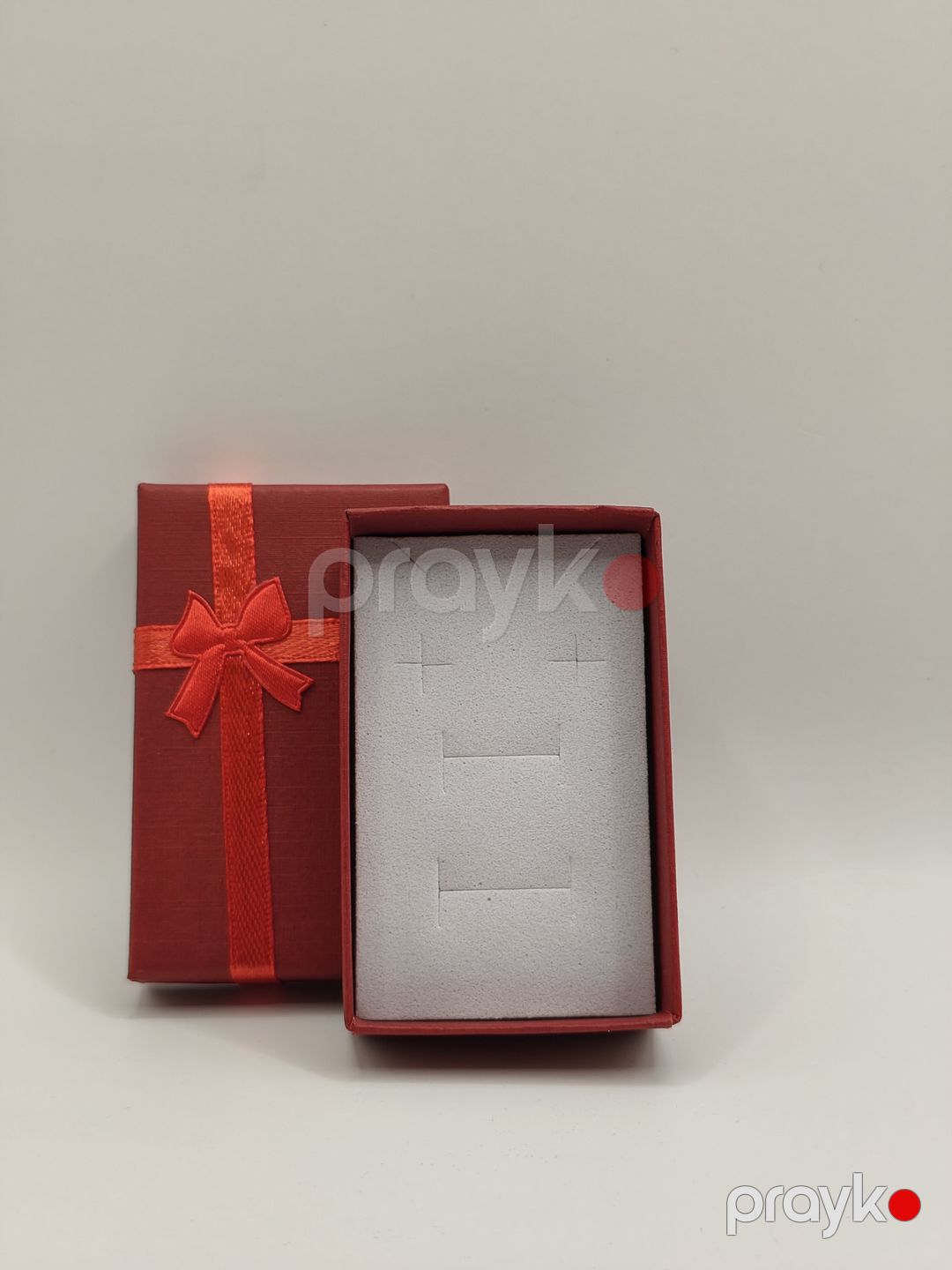 Zinət əşyaları üçün qutu 2025-553, qırmızı, 7.8x5 sm — Mallar, Bakı (3)