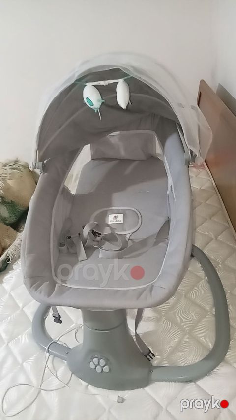 Mastela elektrik beşik-sallanma kreslosu - 2-si 1-də konstruksiya — Digah