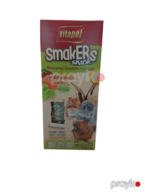 Sneklər Vitapol Smakers, tərəvəzli, gəmirici üçün, 90 q — Bakı