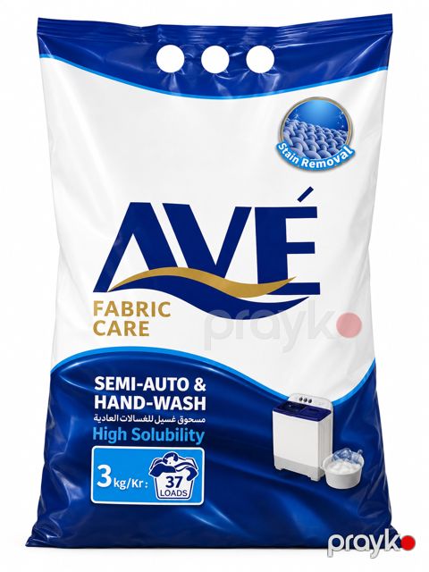 Yuyucu toz AVE Fabric Care, 3 kq — Bakı