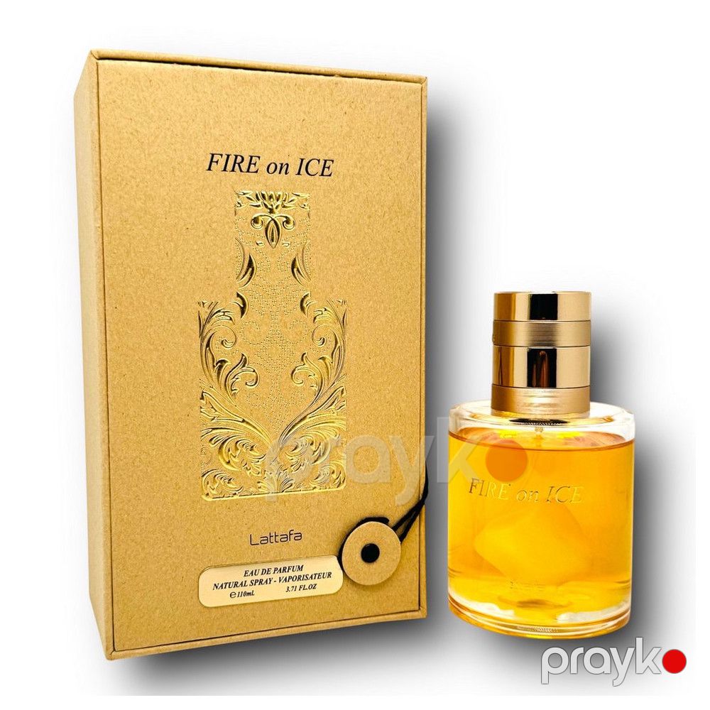 Lattafa Perfumes Fire On Ice uniseks ətir suyu 110 ml — Mallar, Bakı (3)