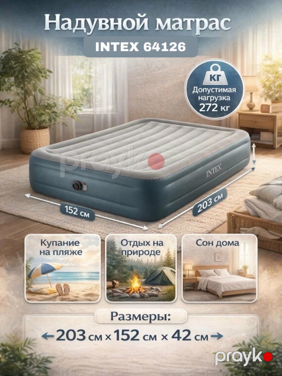 Hava döşəyi "İntex 64126" — Mebel, Bakı (2)