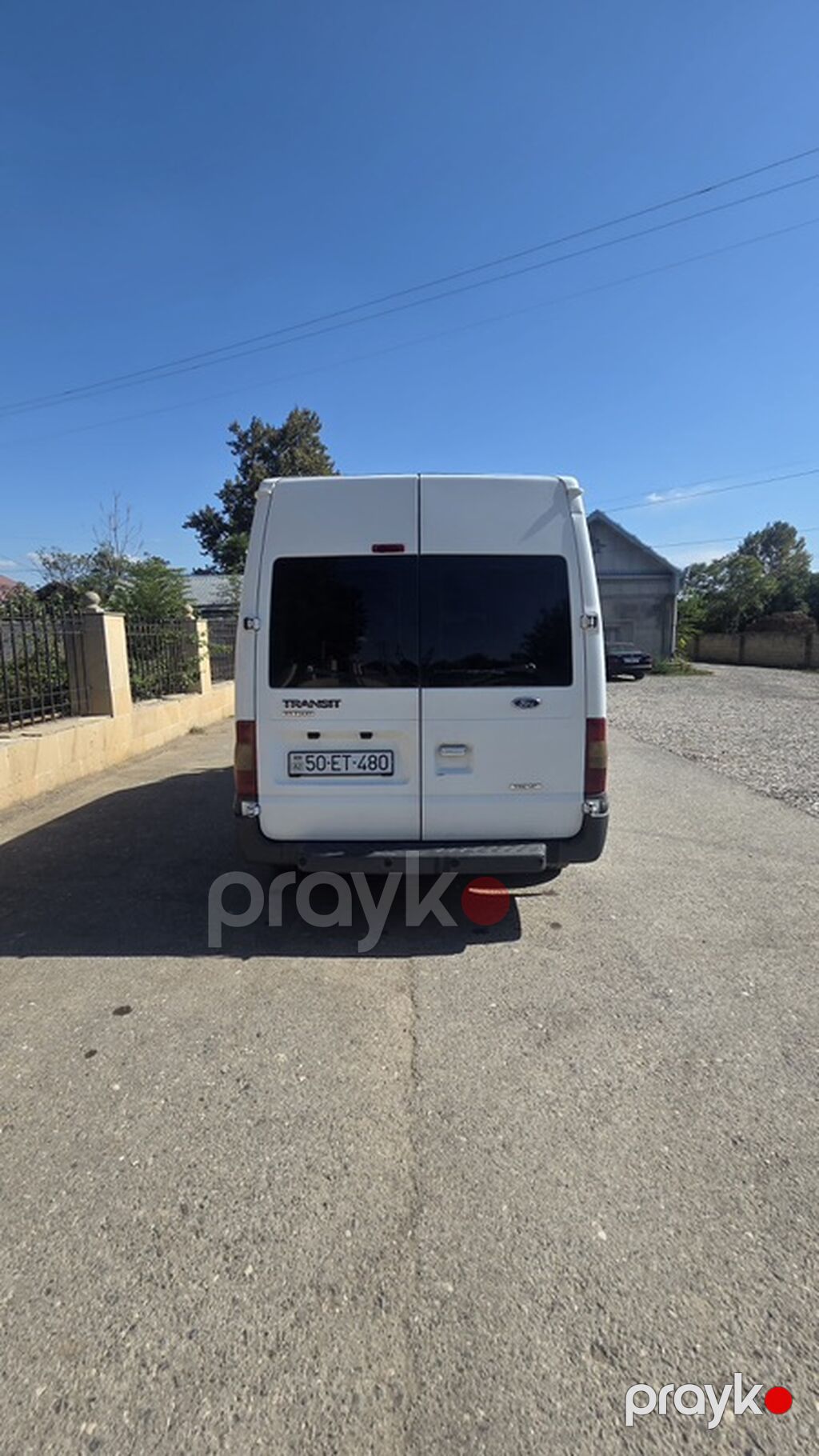 Ford Transit mikroavtobus - Kuzov: yüksək tavanlı, ağ rəng, arxa 50-ET-480 — Avtomobillər, Ağcabədi (2)