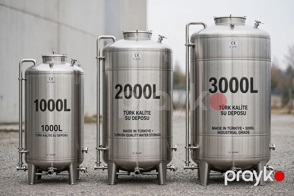 Xırdalan anbarı - su çənləri Türk Paslanmaz 1000/2000/3000L — Su çənləri, kanisterləri, bochkalar, Bakı (4)