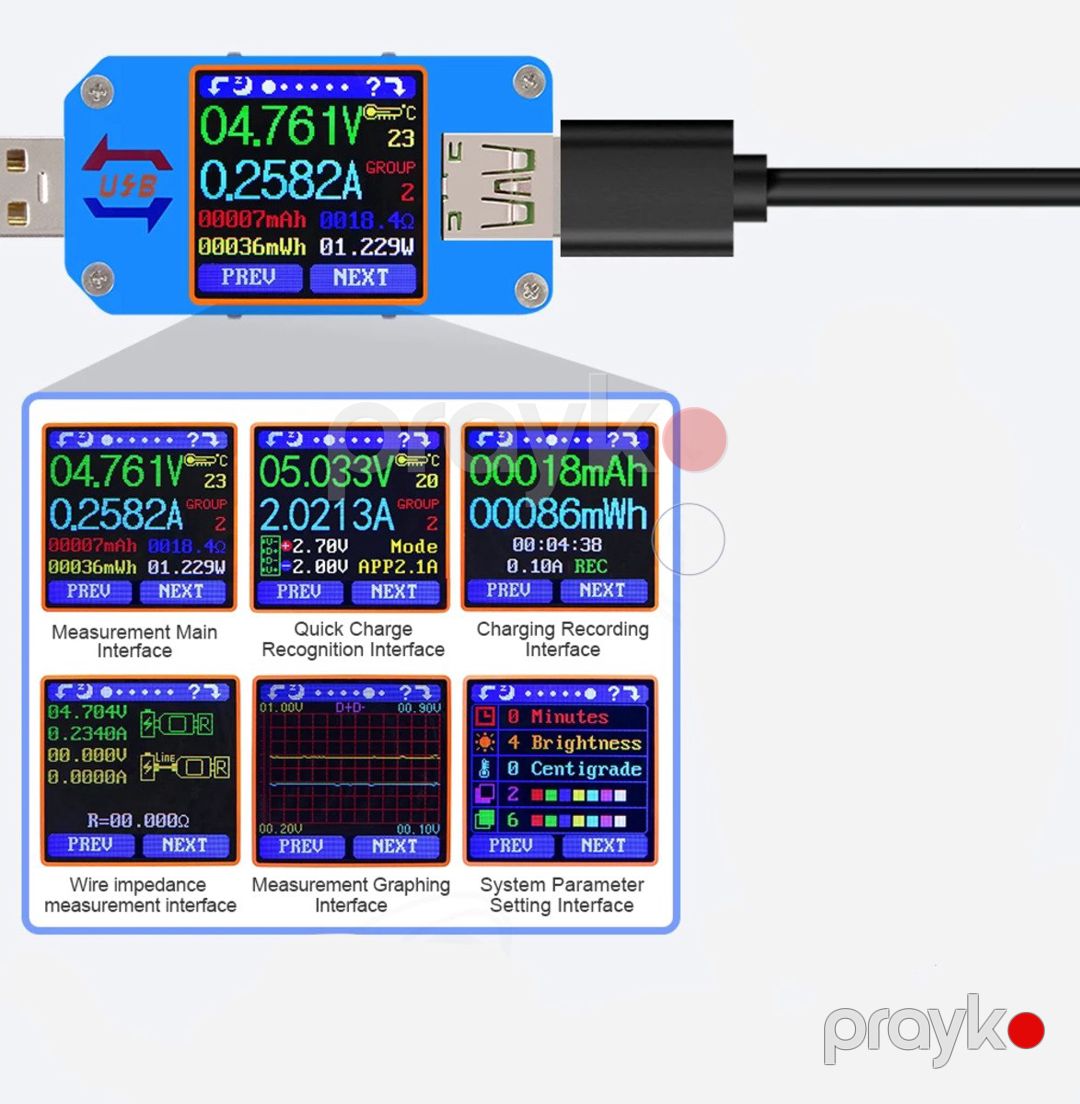 UM25C USB Tester — Təmir və inşaat, Bakı (2)