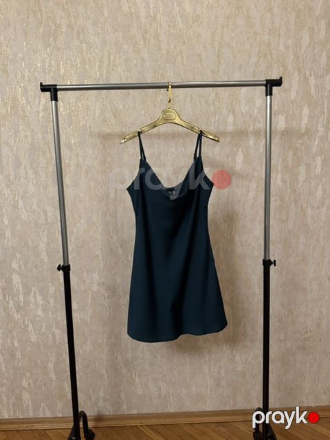 Zərif mini kombinasiyon/peyser tipli don - Rəng: tünd yaşıl (zümrüdə — Bakı