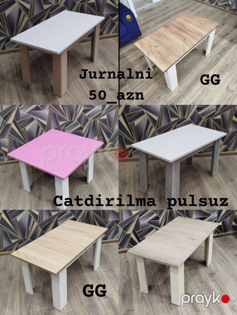 Düz masa, Açılmayan, Təkərsiz, Teksturalı laminat, Zəmanətsiz, Pulsuz quraşdırılma