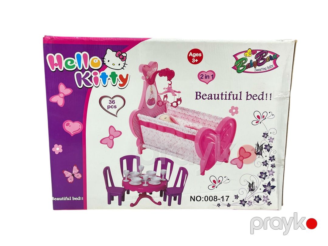 Kuklalar üçün mebel Baby Bor, plastik, rəngbərəng, 3+ yaş — Mallar, Bakı (2)