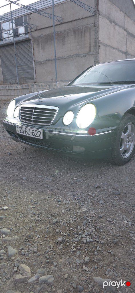 Mercedes E 200, 2.0 L, 2000 il, 390 000 km — Avtomobillər, Bakı (3)