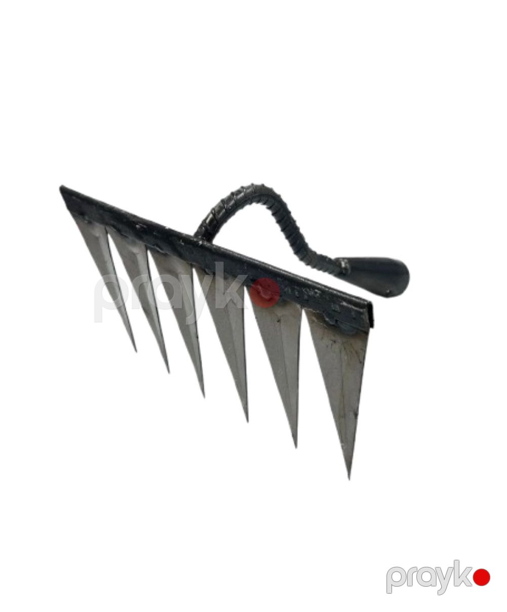 Dırmıq İL - 2076, metal/karbonlu polad, gümüşü — Mallar, Bakı (2)