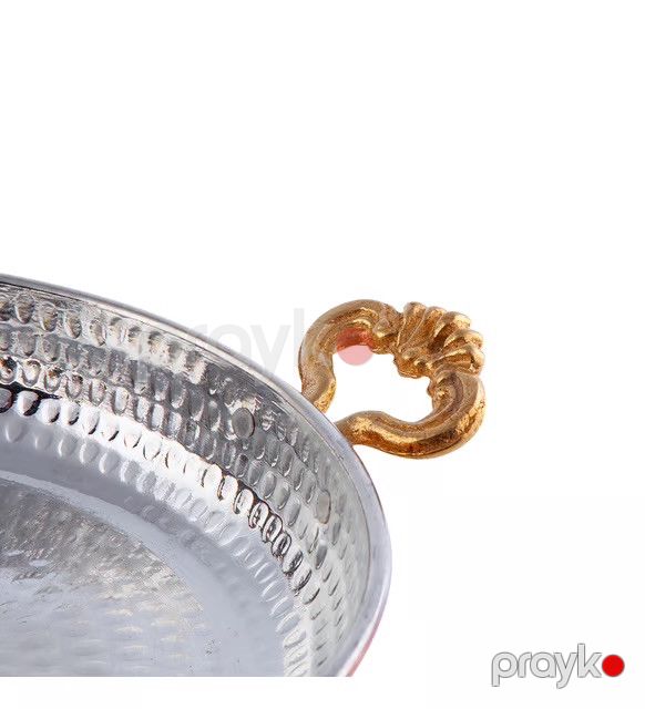 Tava 2013-140, mis, gümüşü/qızılı, 20 sm — Mallar, Bakı (2)