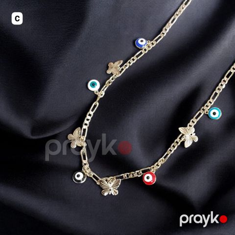 Boyunbağı qadın üçün Green FC-0041, qızılı — Bakı