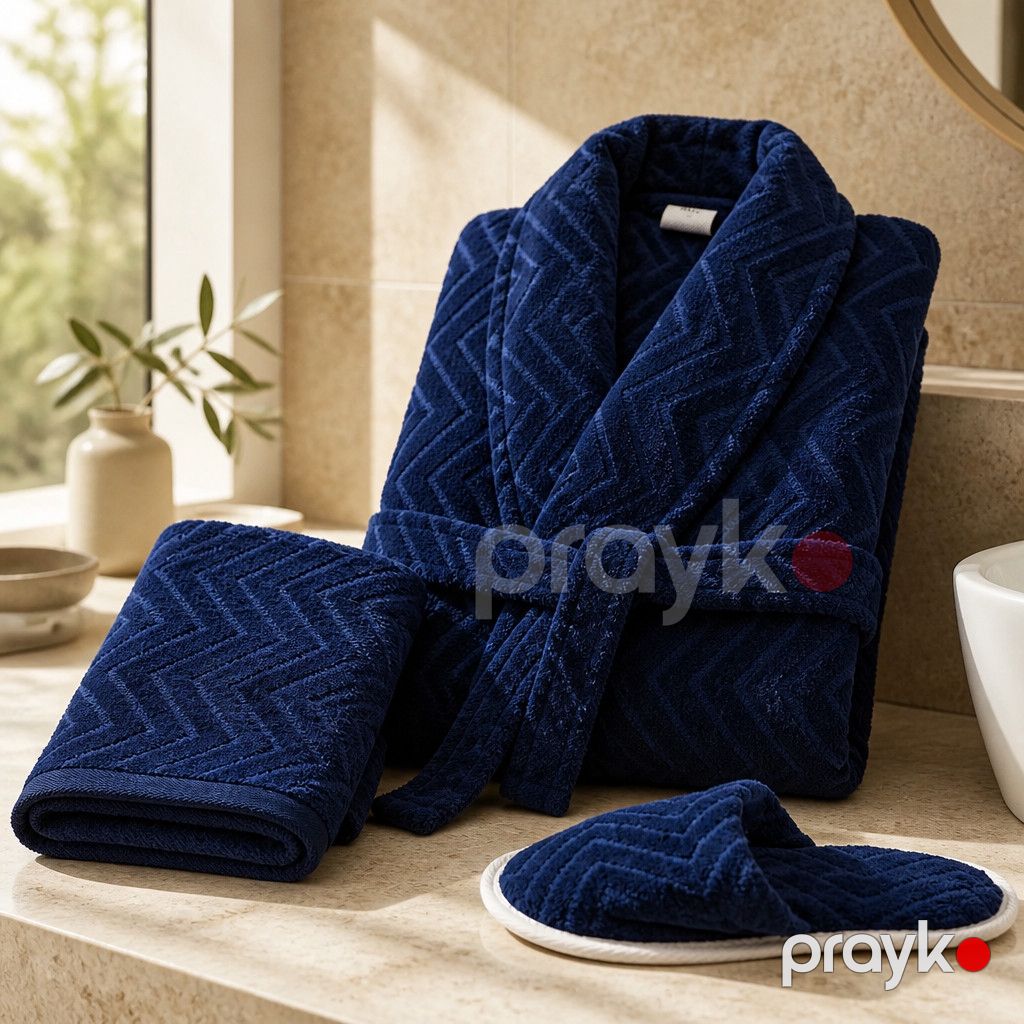 Hamam xələti dəsti Dantella, Göy, Pambıq, Ölçü One Size — Mallar, Bakı (2)