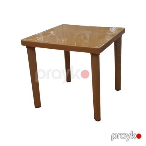 Stol 54330604, plastik, 80x75 sm, açıq qəhvəyi — Bakı